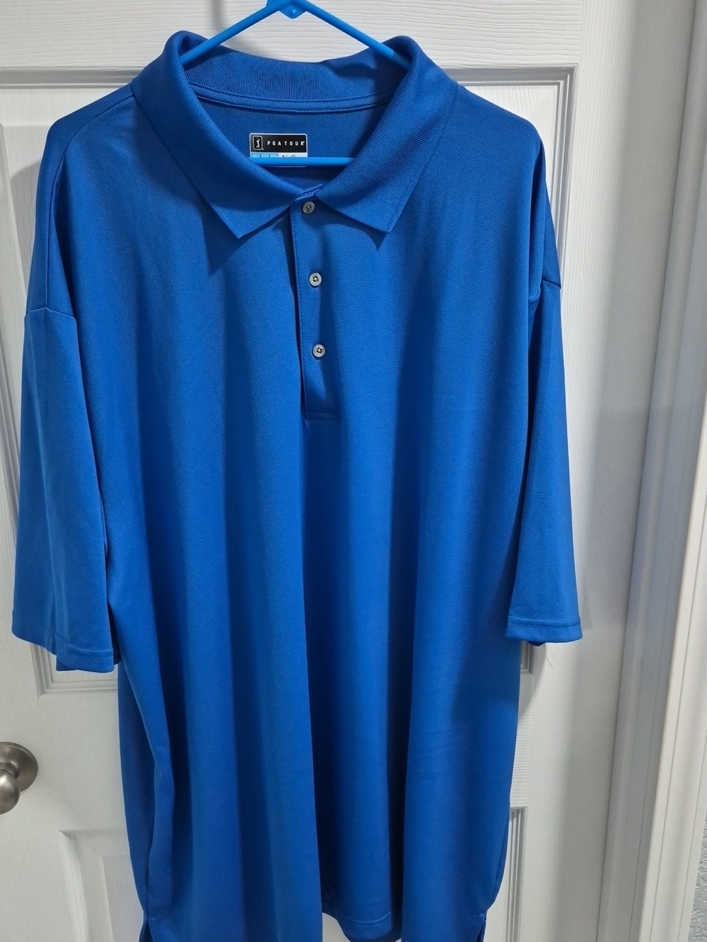 PGA Tour Royal Blue Short-Sleeve Polo